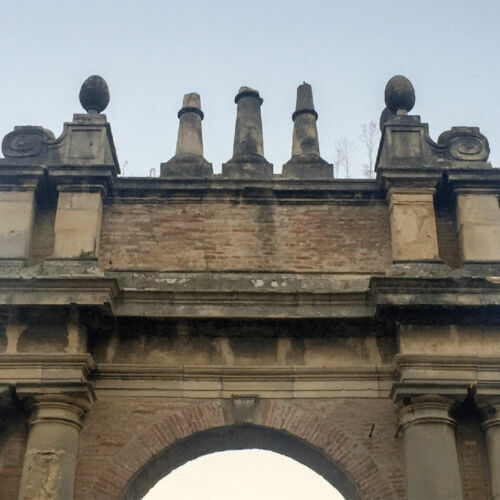 Particolare dopo intervento vigili fuoco terremoto 2016