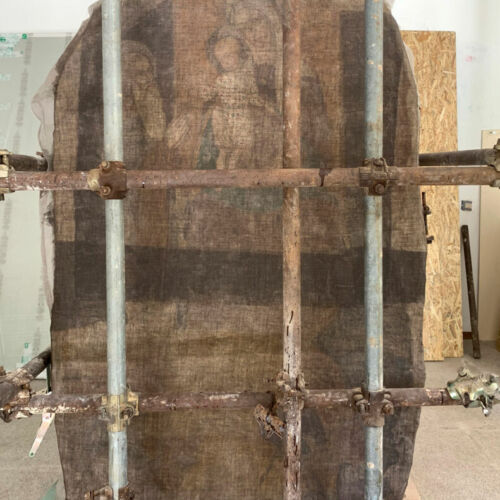 Applicazione di tela patta