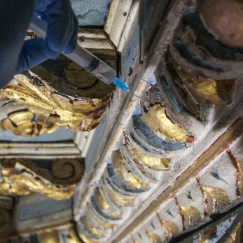 Consolidamento foglia oro